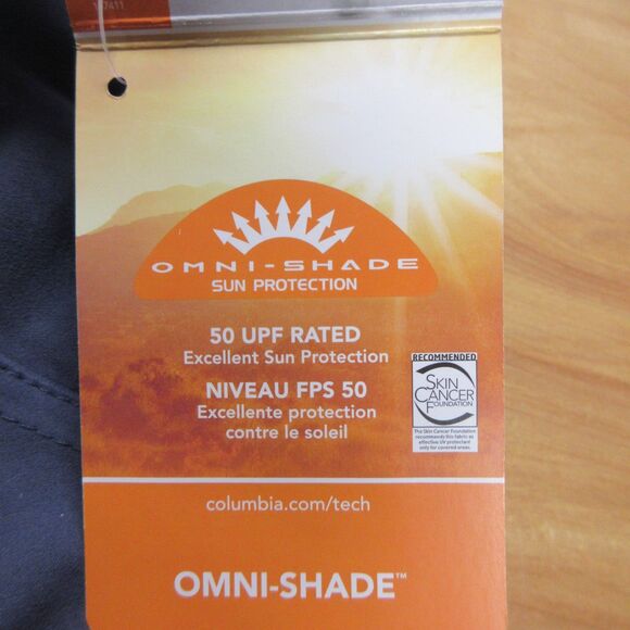 COLUMBIA Marina Bay Nocturnal Blue Skort Sz M Pull On Omni Shade Skirt Short NWT - Picture 6 of 13